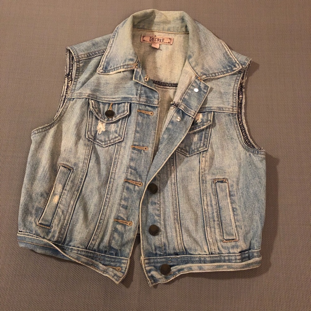 Denim vest
